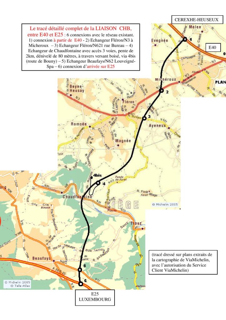 Carte du tracé - R Canfin